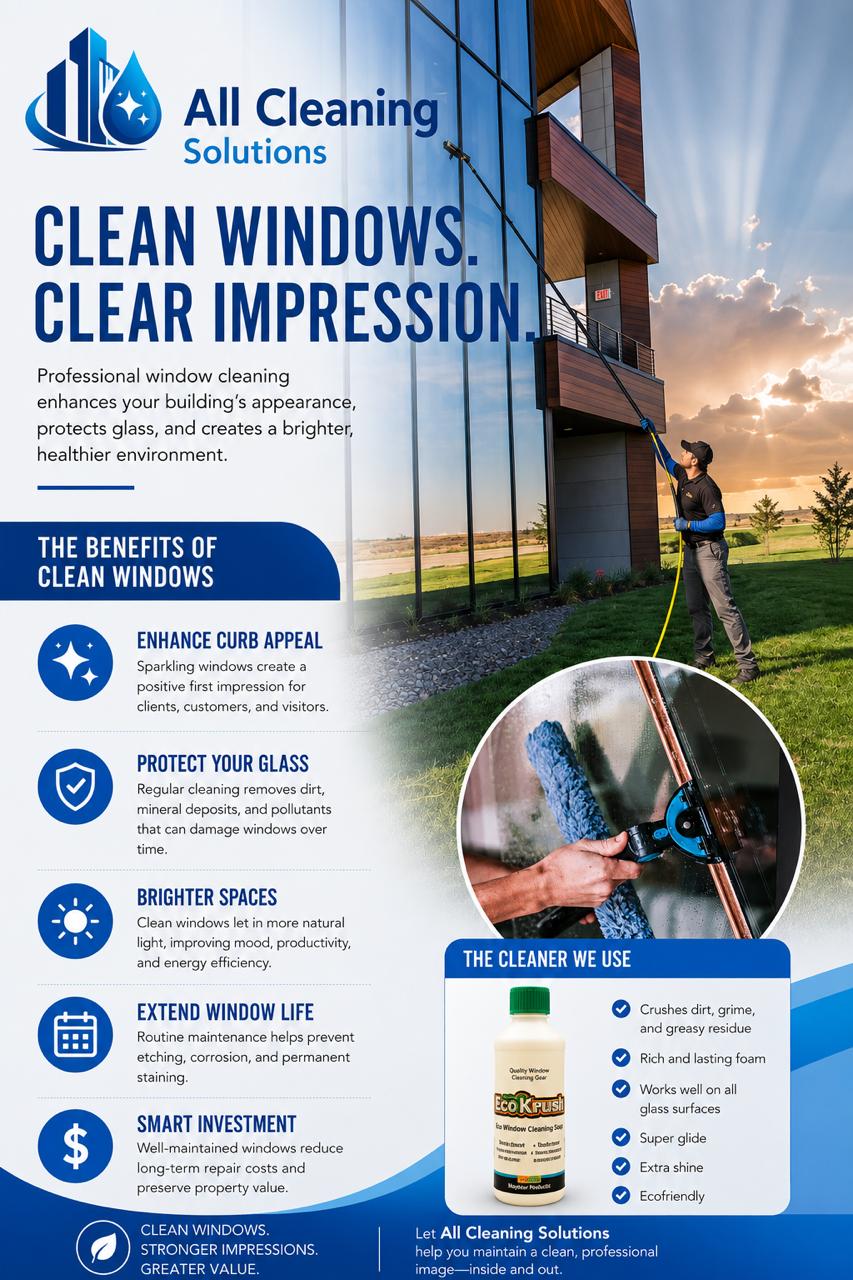 Solar panel cleaning graphic